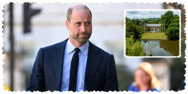 Prince William and King Charles pictured amid controversy over a Duchy of Cornwall land sale and tenants' fears of eviction