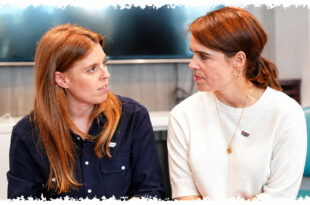 Princess Beatrice and Princess Eugenie attending a royal event together amid reports of tension over their family's future