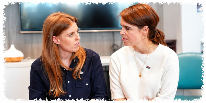 Princess Beatrice and Princess Eugenie attending a royal event together amid reports of tension over their family's future