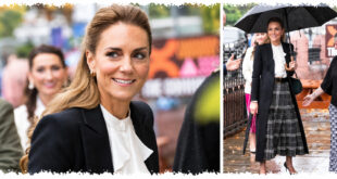 Princess Kate and Prince William arriving at The Commons in Belfast during their surprise visit to Northern Ireland on October 9, 2026