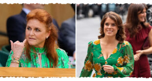 Sarah Ferguson pictured with daughter Princess Eugenie, whose childhood conversation with her mother has resurfaced