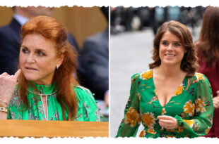 Sarah Ferguson pictured with daughter Princess Eugenie, whose childhood conversation with her mother has resurfaced